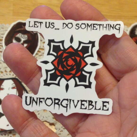 Goth cellphone stickers, skeletons and roses - Picture 4 of 6